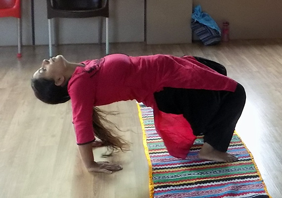 Prenatal Purvottansana Pose