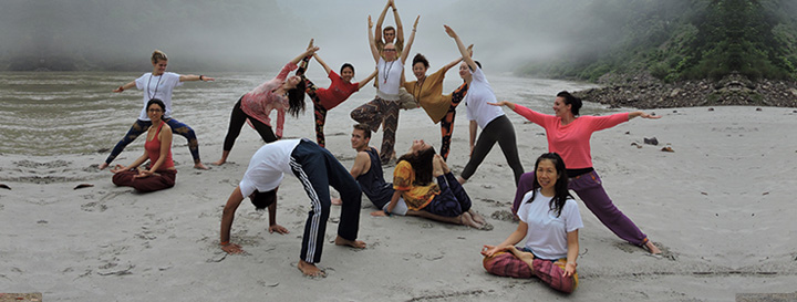 Yoga for Beginers in Rishikesh, India